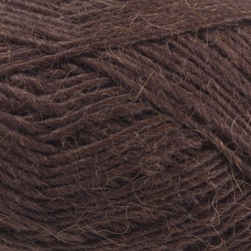 Camarose - Lama Uld: Mørkebrun