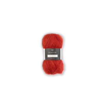 Isager - Silk Mohair: Rød